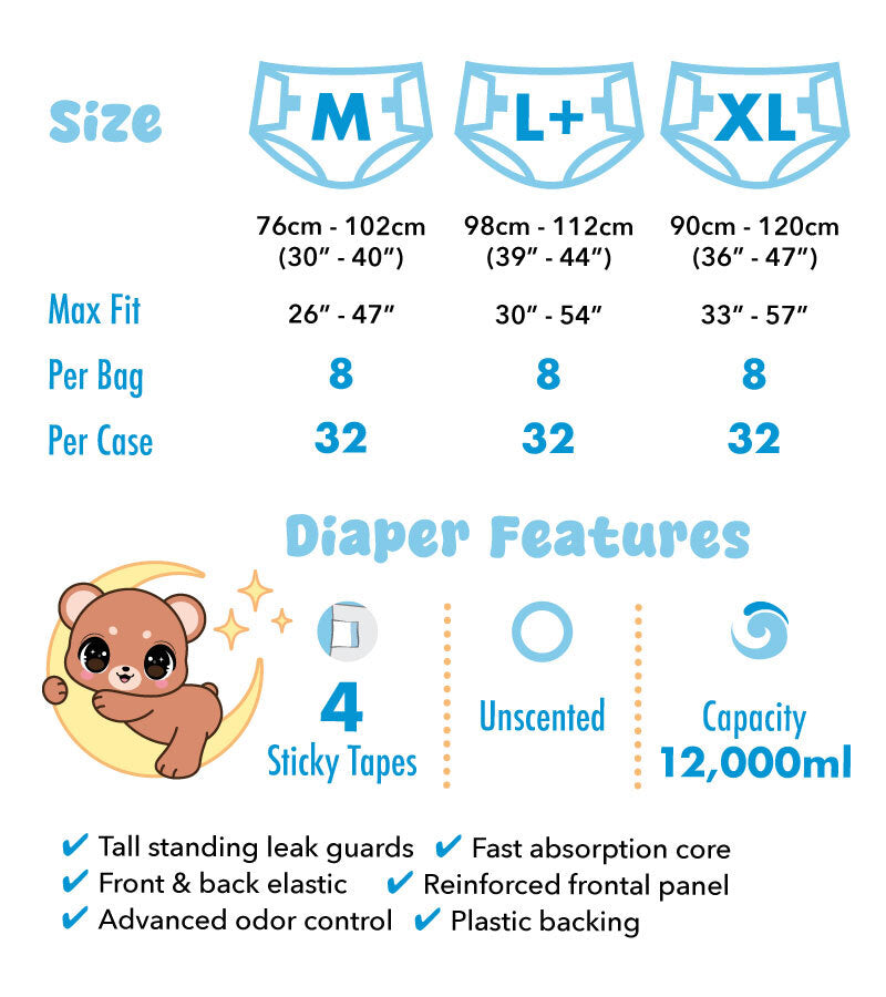 Lunar Cub Adult Diapers