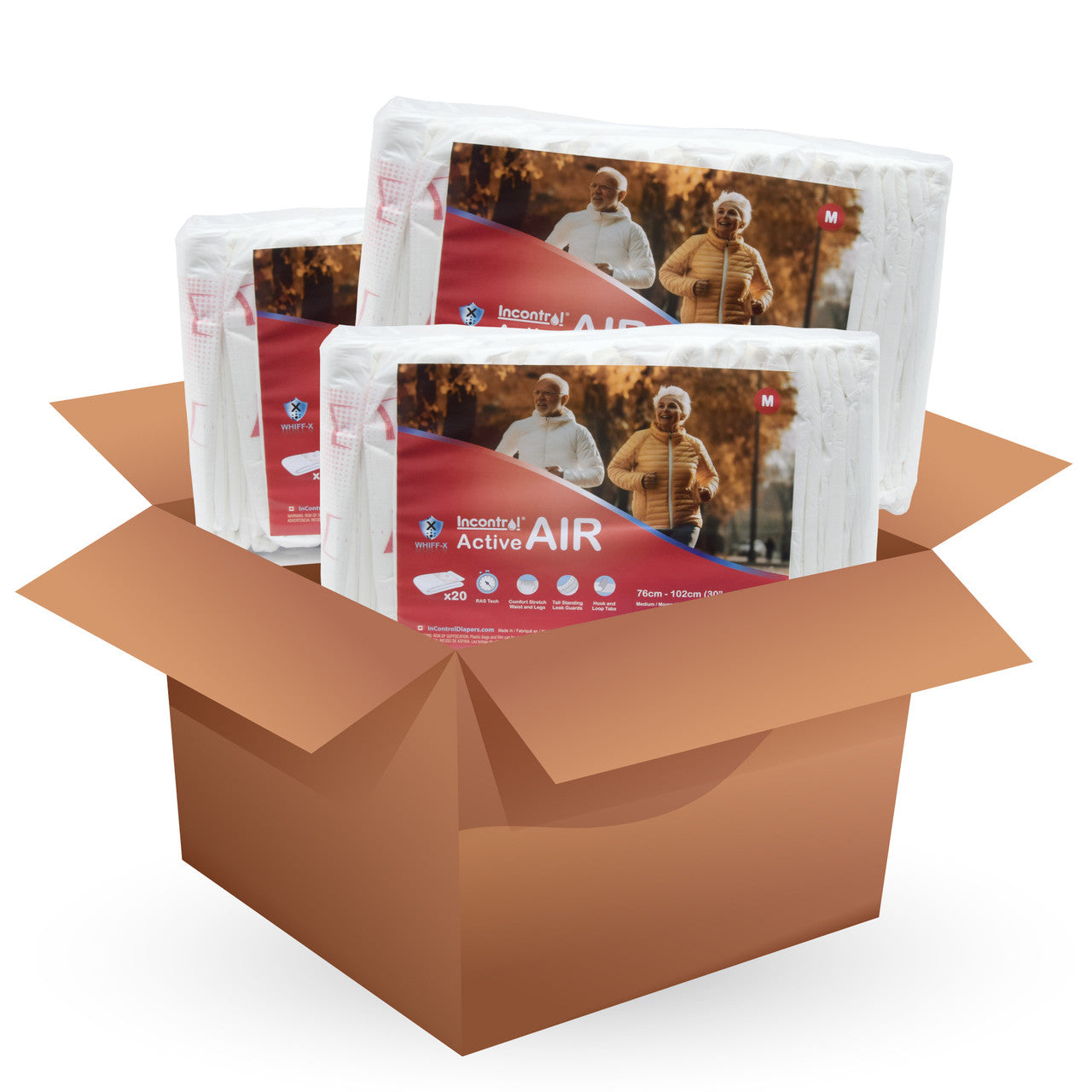 Active Air Incontinence Briefs