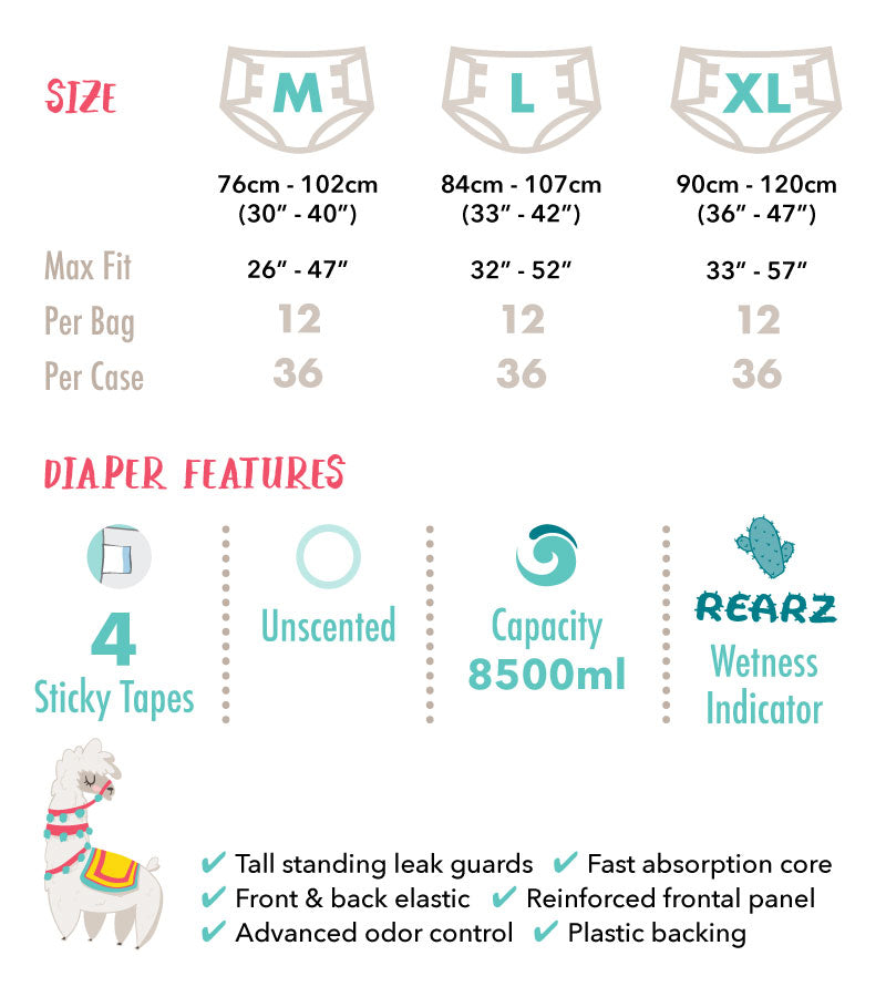 Alpaca Adult Diapers